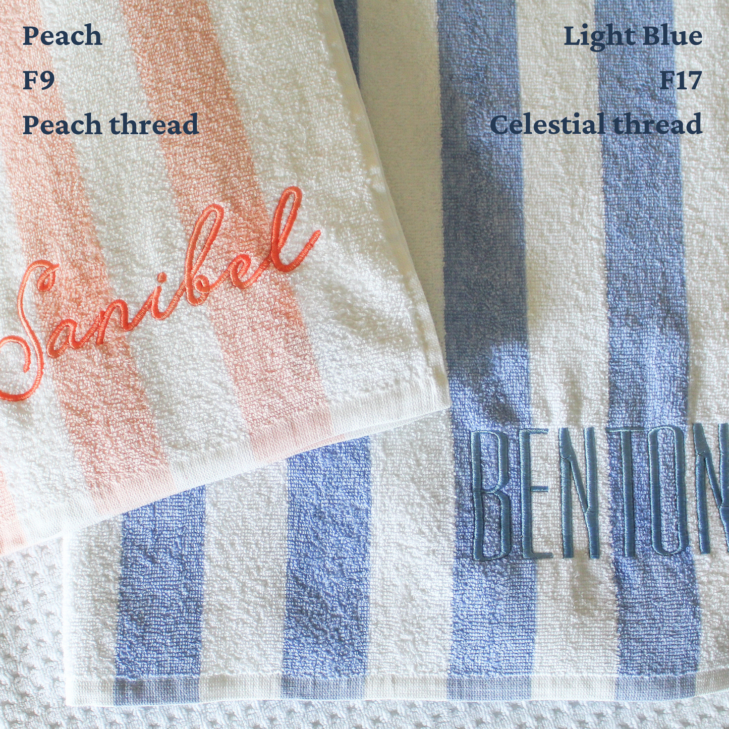 Pastel Cabana Stripe Beach Towel