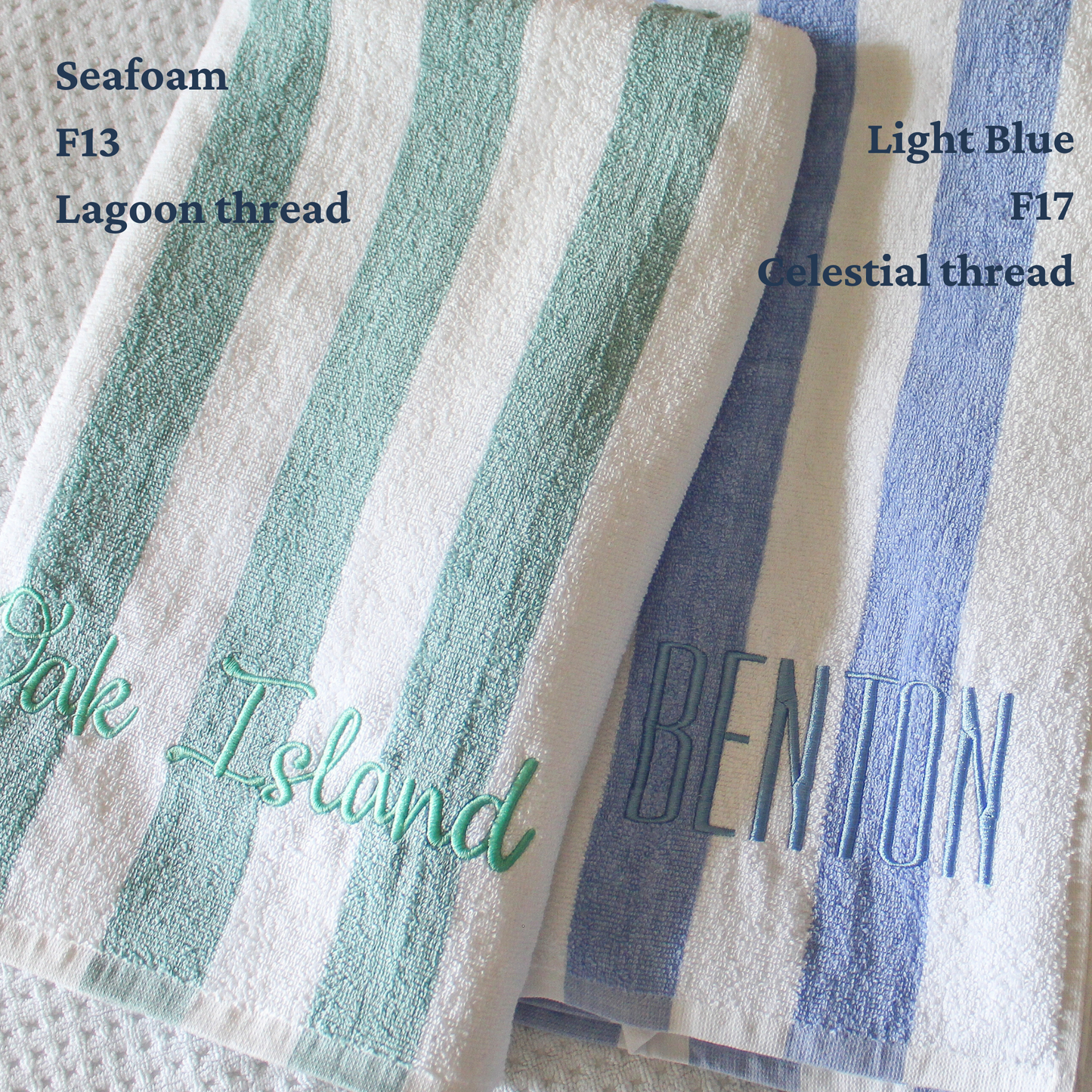 Pastel Cabana Stripe Beach Towel