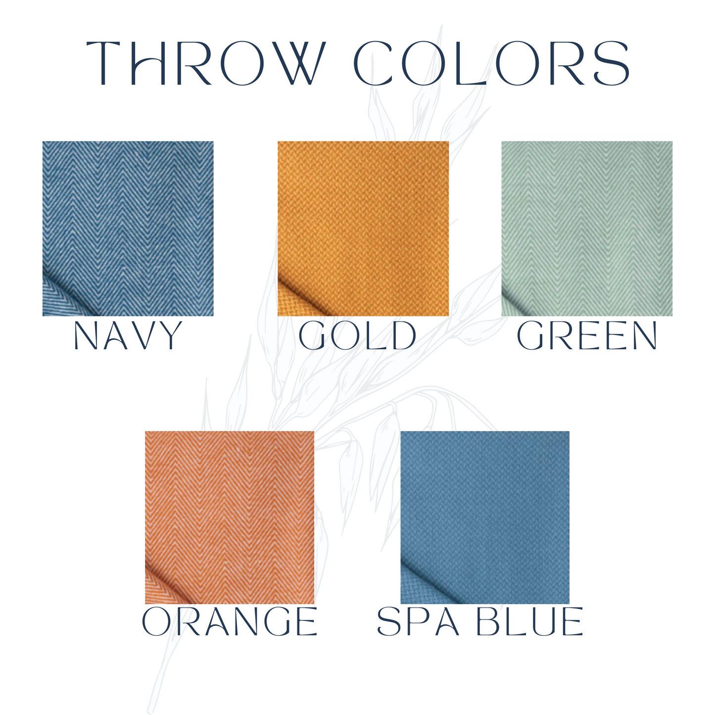 Herringbone Faux Cashmere Throw