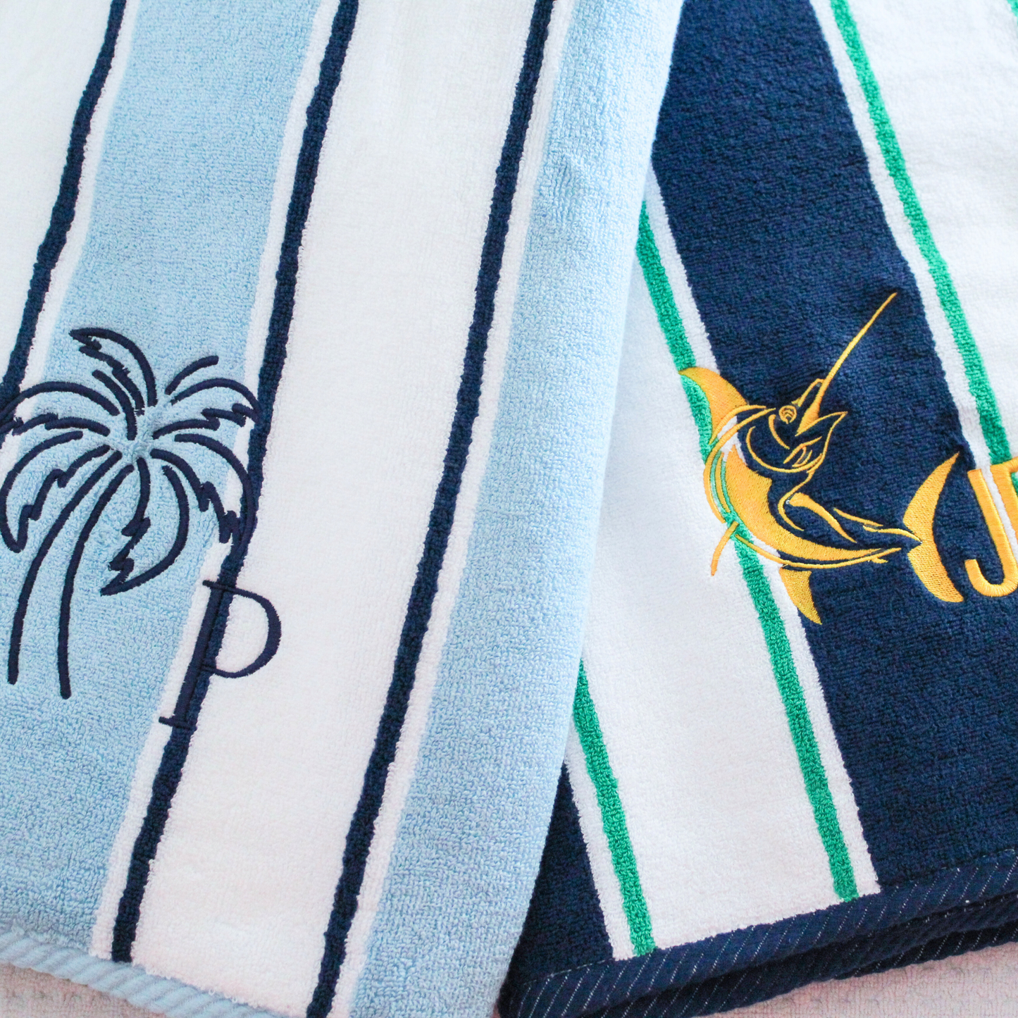 Luxury Striped Beach Towel