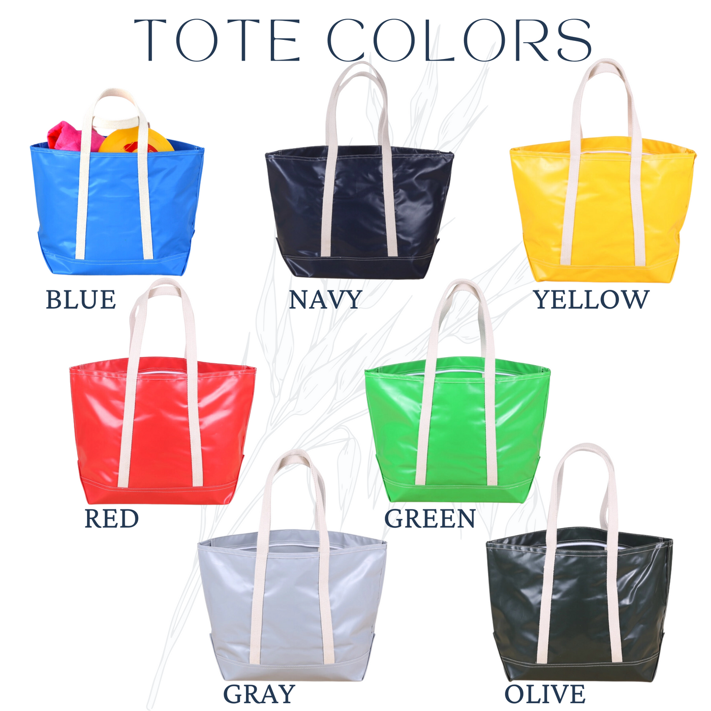 ShoreBags Big Sur Vinyl Beach Tote