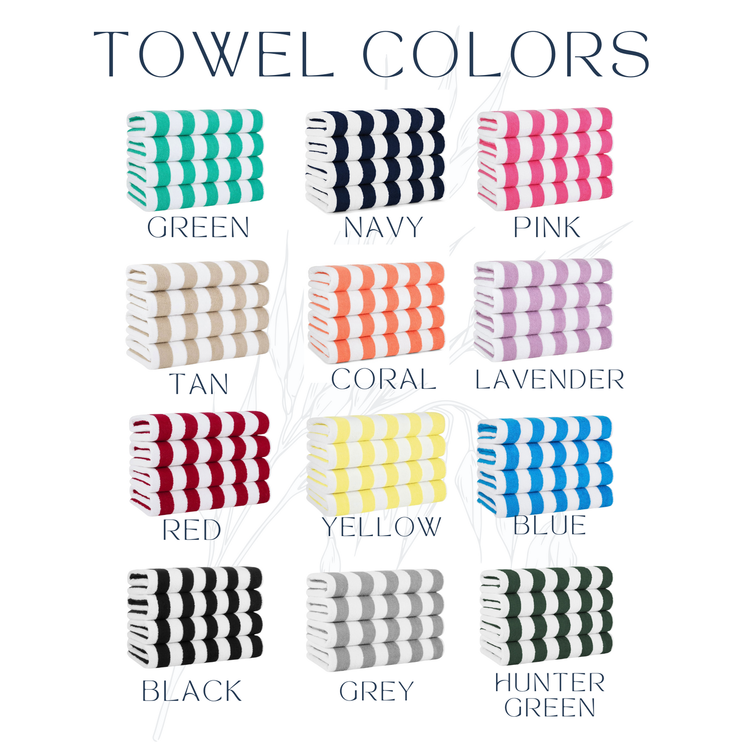 Custom Logo Beach Towels