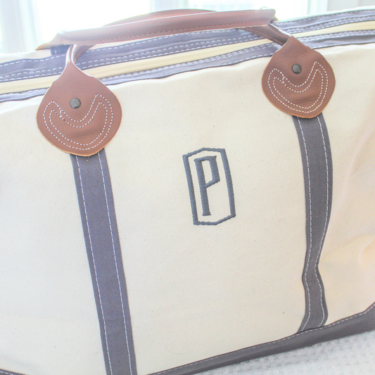 Personalized Canvas Weekender Duffle
