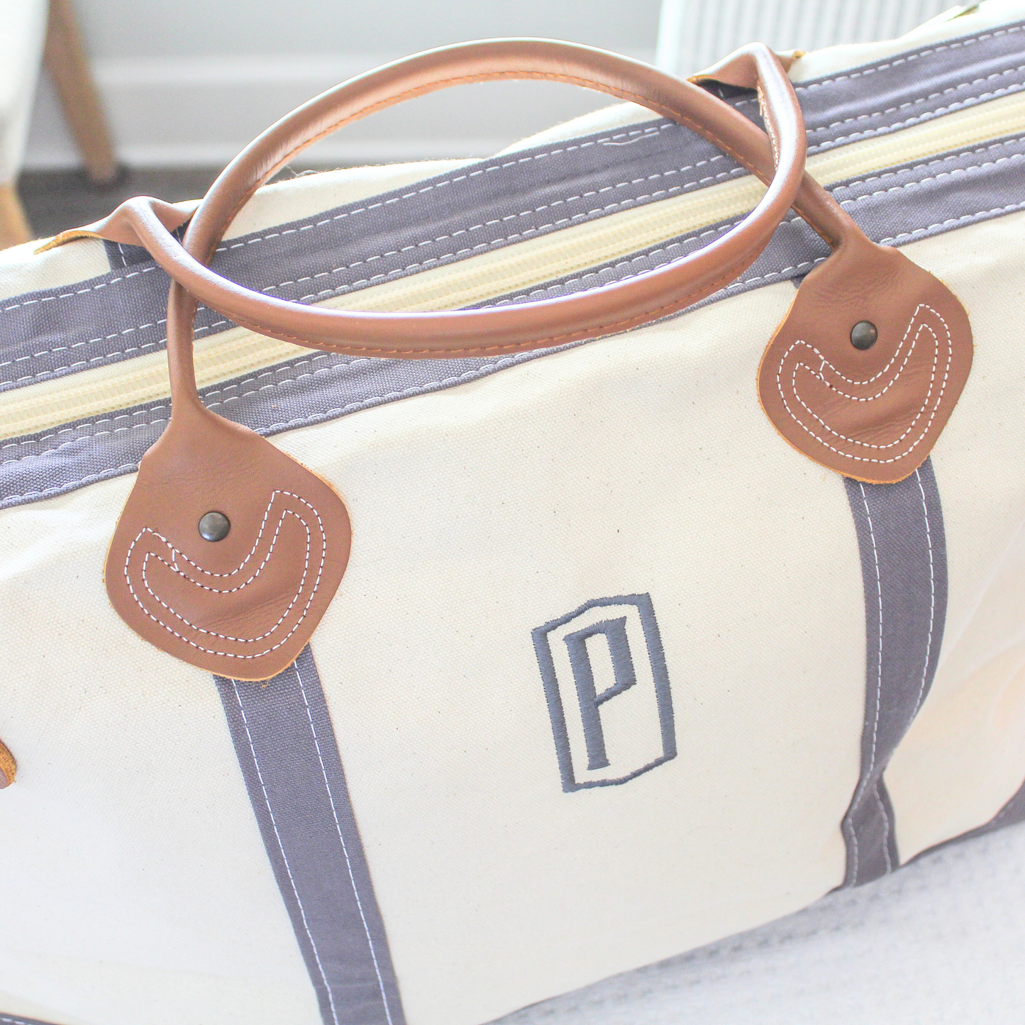 Personalized Canvas Weekender Duffle