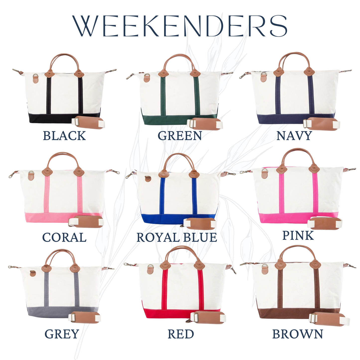 Personalized Canvas Weekender Duffle