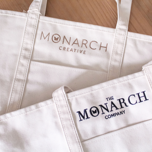 Custom Logo Large Canvas Boat Tote
