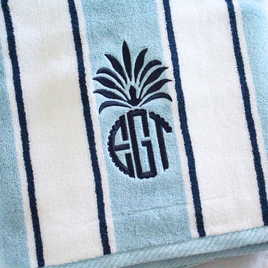 Luxury Striped Beach Towel