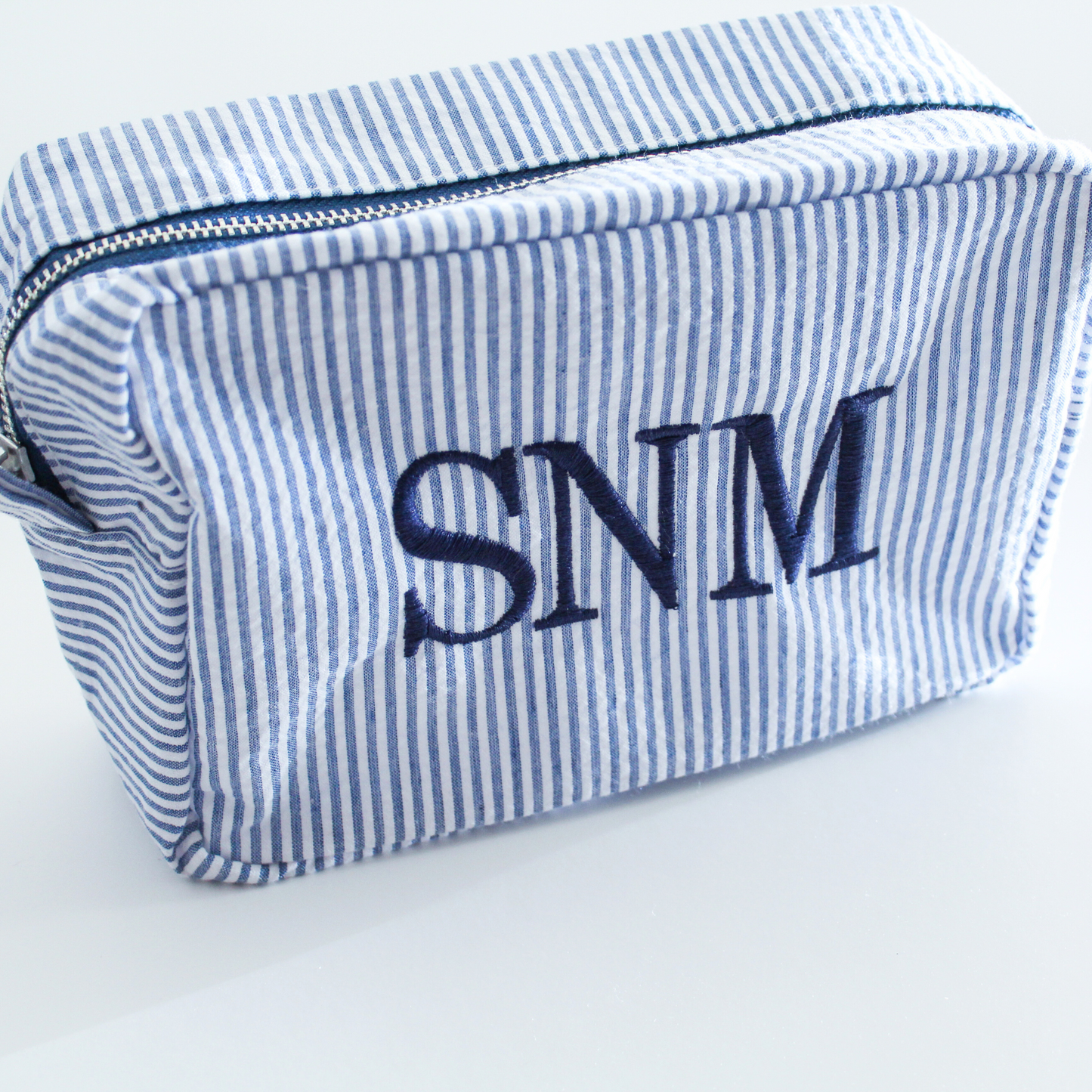 Seersucker Everything Bag