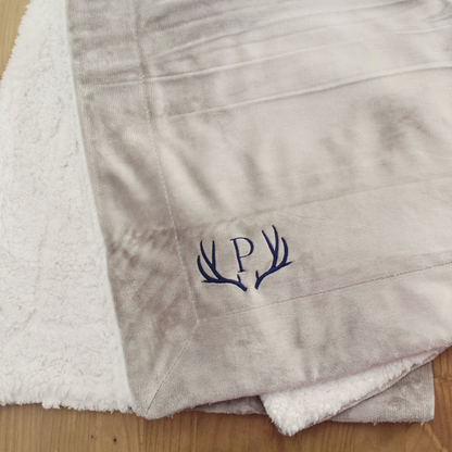 Sherpa Fleece Throw Blanket