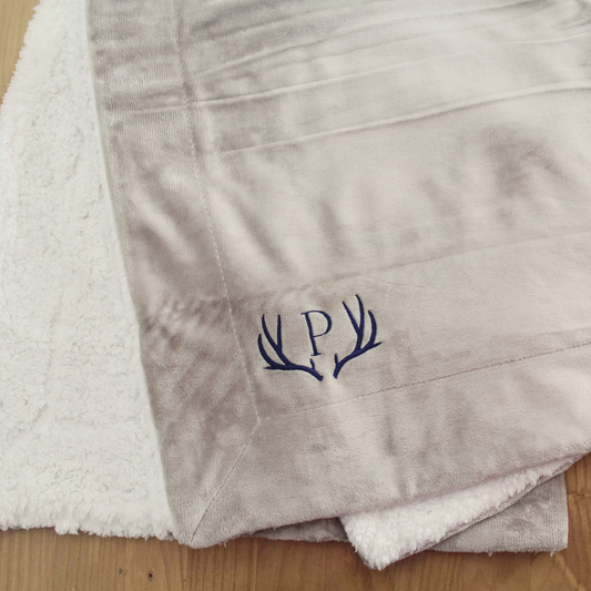Sherpa Fleece Throw Blanket