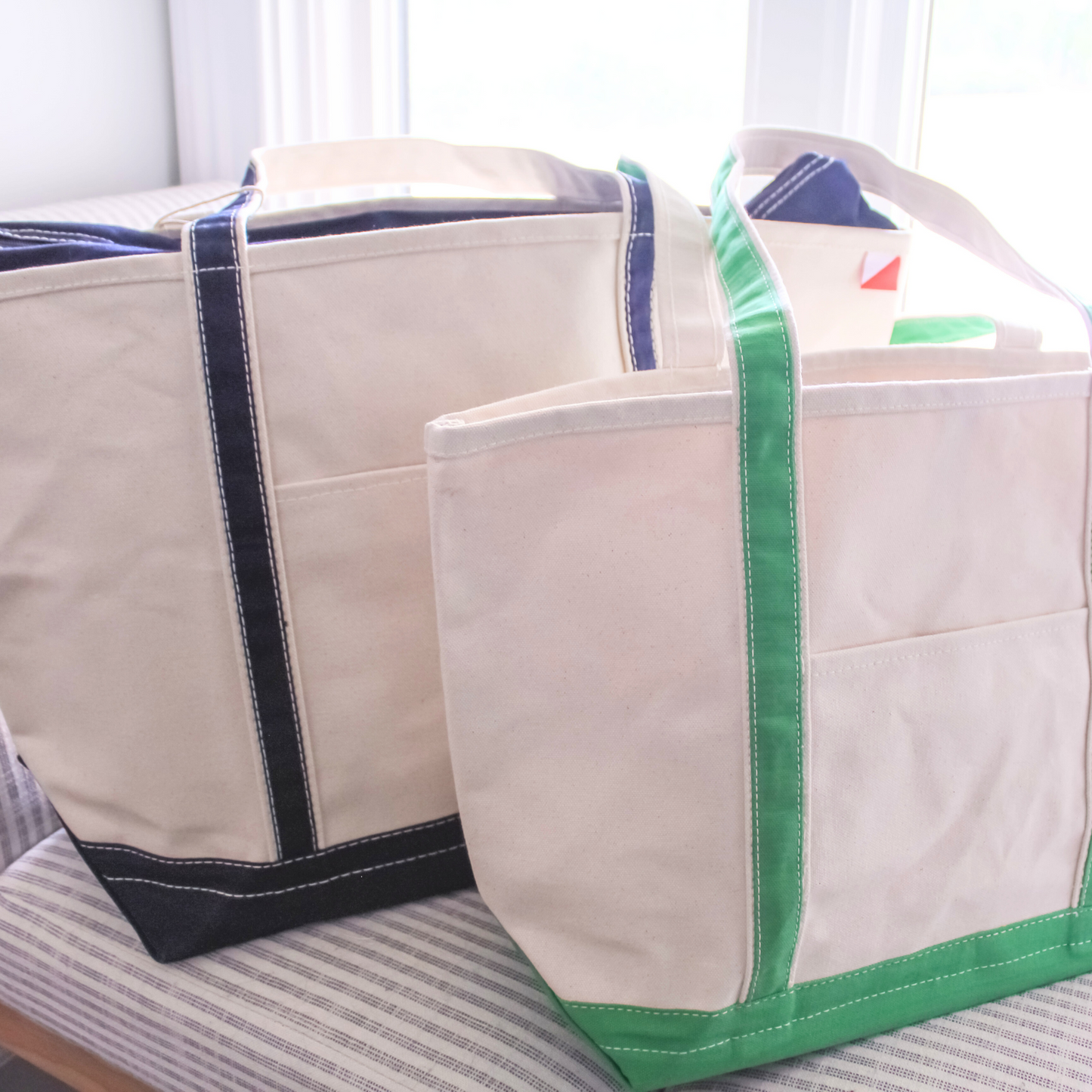 Custom Logo Medium Canvas Boat Tote