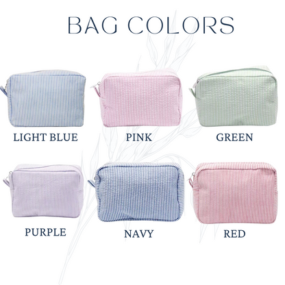 Seersucker Everything Bag