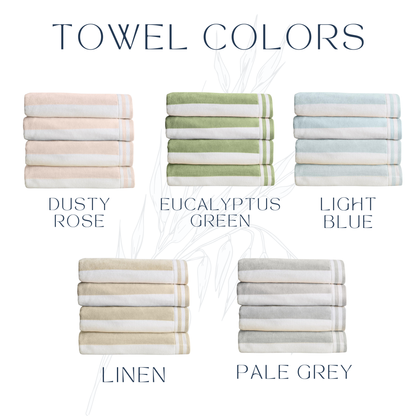 Pastel Striped Beach Towel